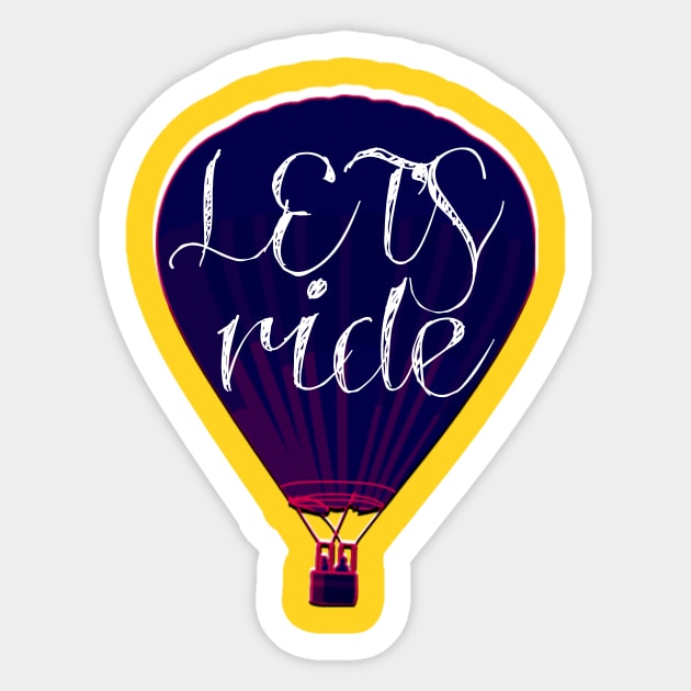 Let's Ride Sticker by TheDaintyTaurus
